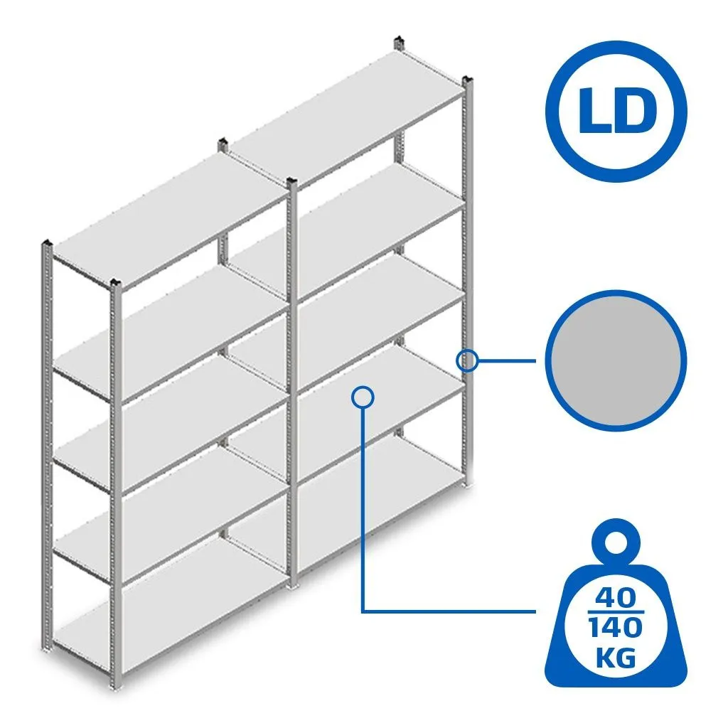 Light Duty verzinkte legbordstellingen