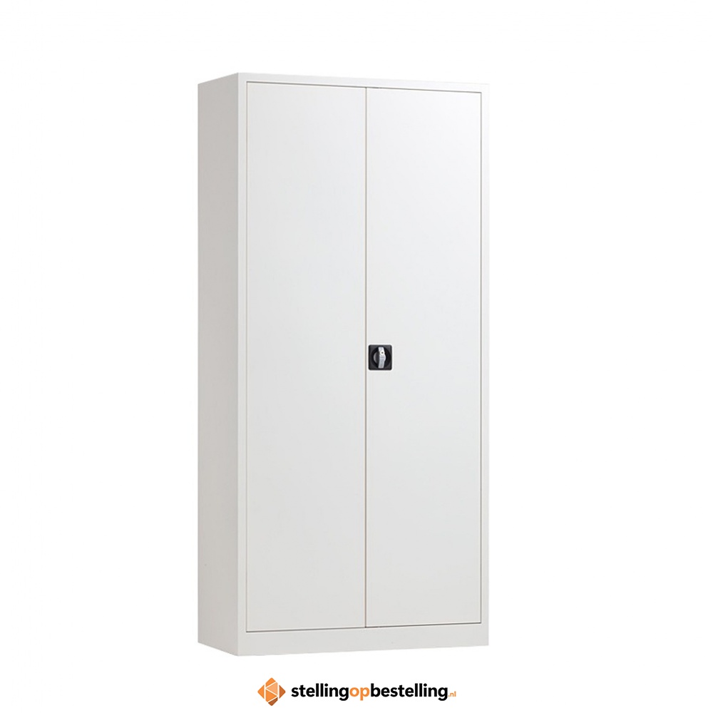 Afsluitbare Draaideurkast, Magazijnkast 1800x800x380 Grijs