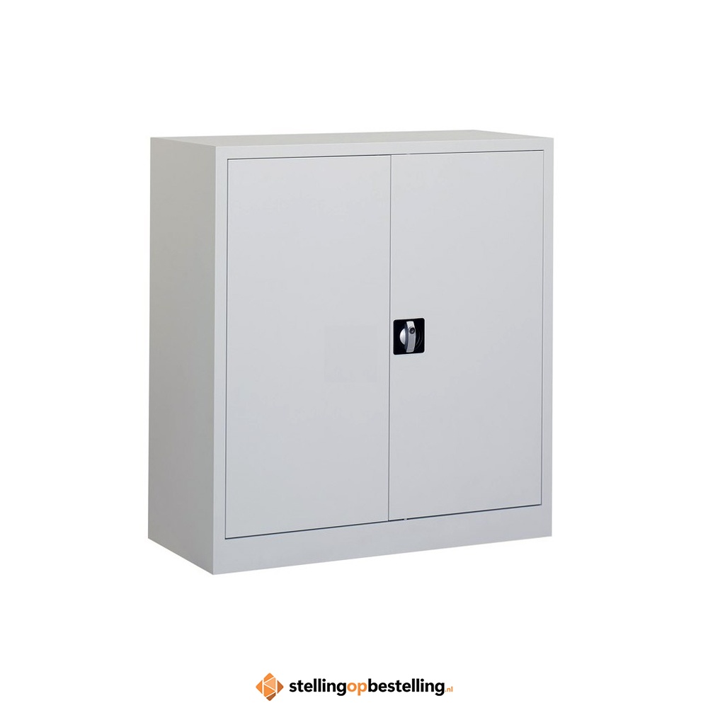 Afsluitbare draaideurkast opbergkast 1200x920x420 grijs