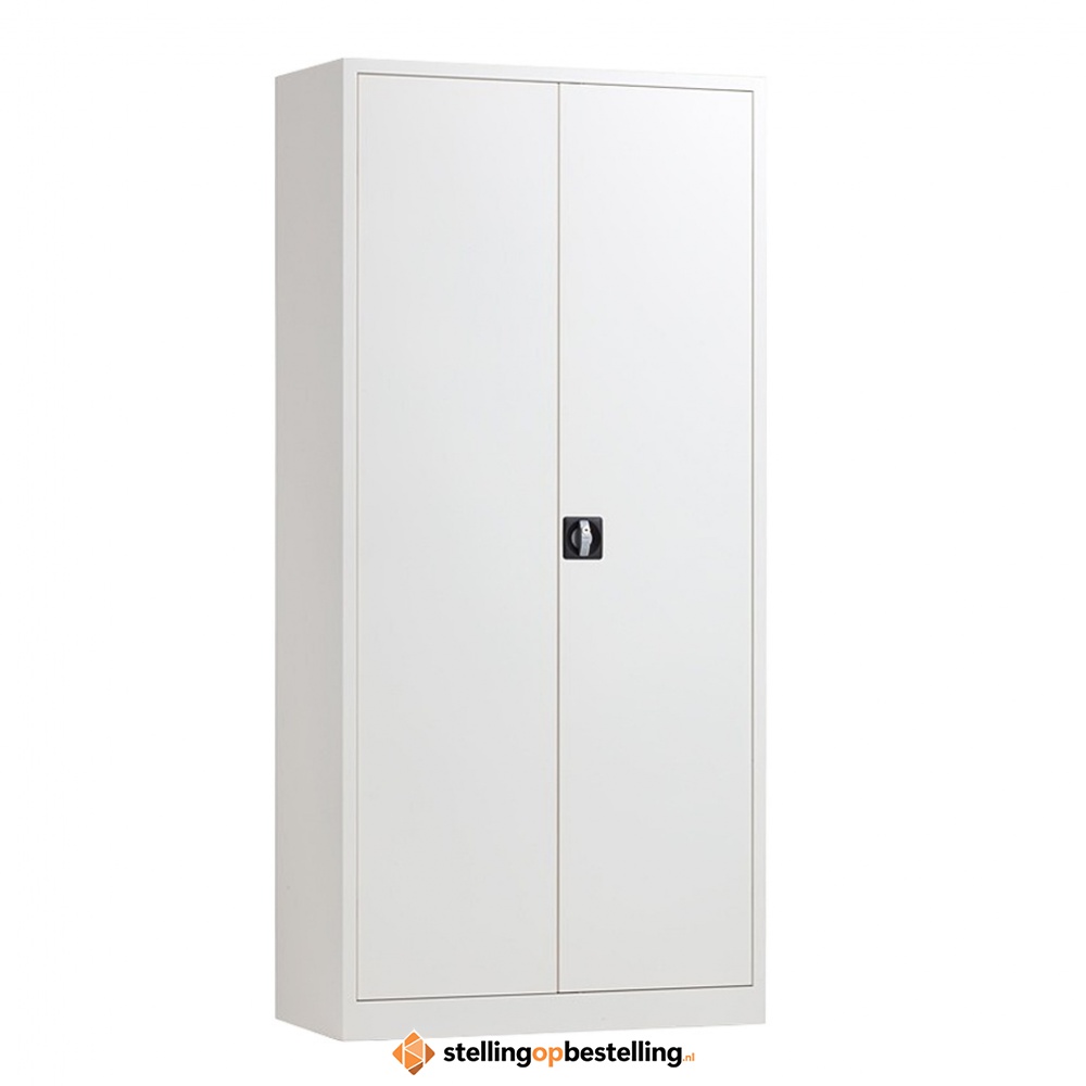 Afsluitbare Metalen Draaideurkast, Magazijnkast Grijs 1950x920x420 