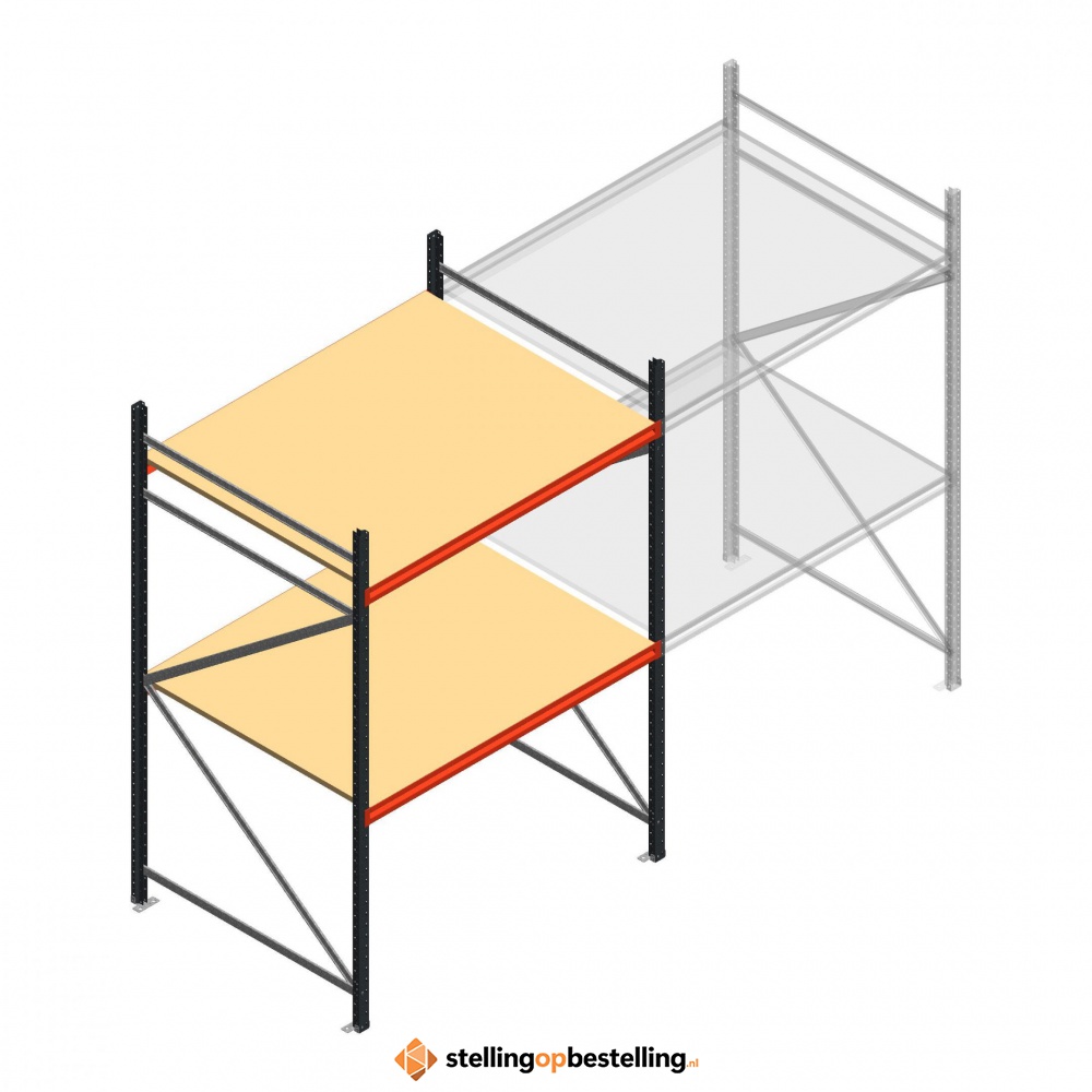 Beginsectie AR grootvakstelling 2000x1610x1200 - 2 niveaus