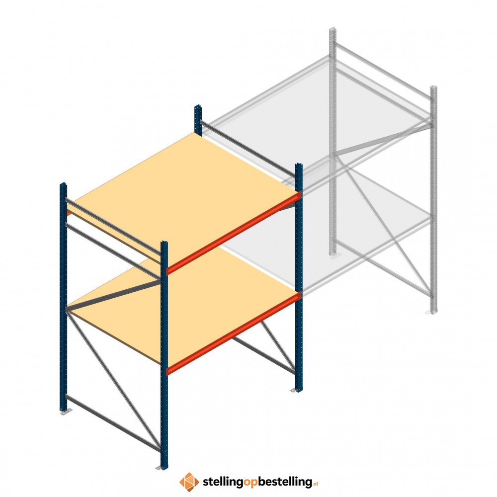 Beginsectie AR grootvakstelling 2000x1610x1200 - 2 niveaus