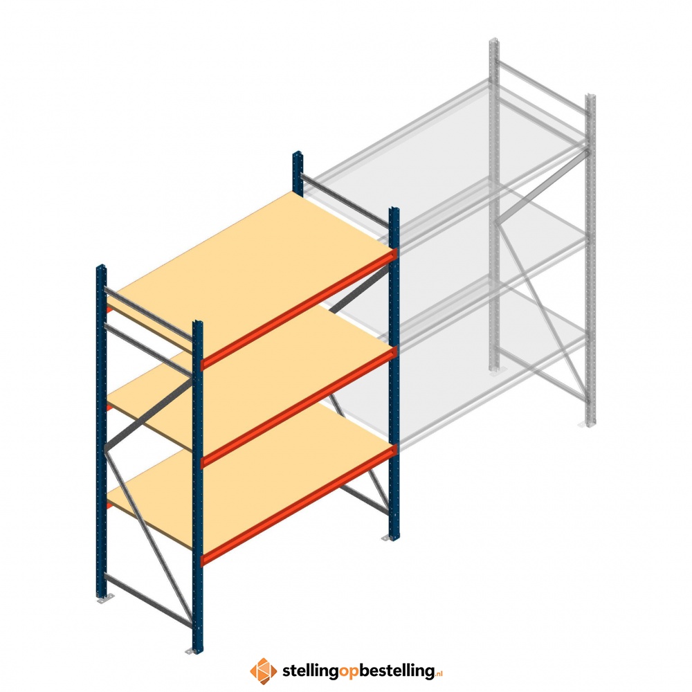 Beginsectie AR grootvakstelling 2000x1610x800 - 3 niveaus
