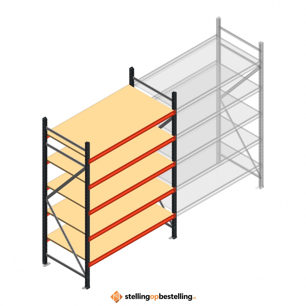 Beginsectie AR grootvakstelling 2000x1610x800 - 5 niveaus