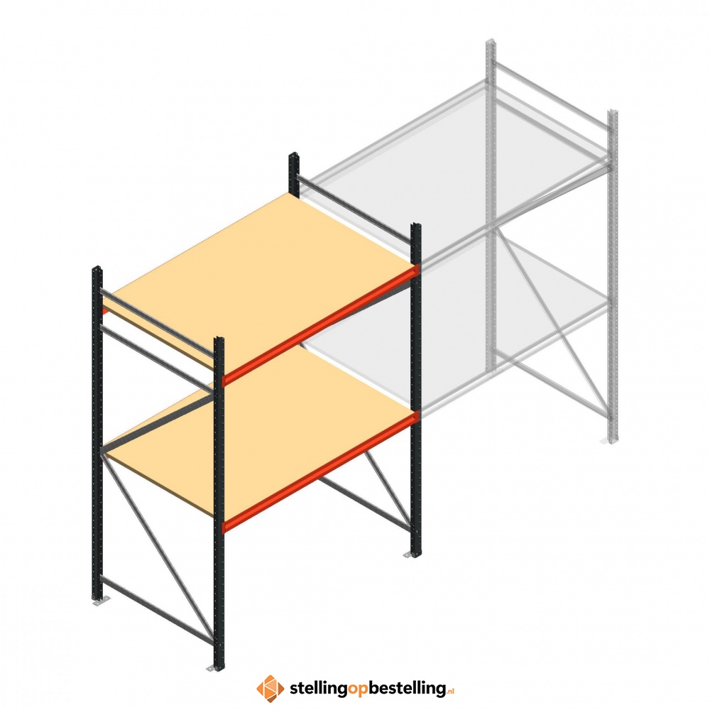 Beginsectie AR grootvakstelling 2000x1610x900 - 2 niveaus