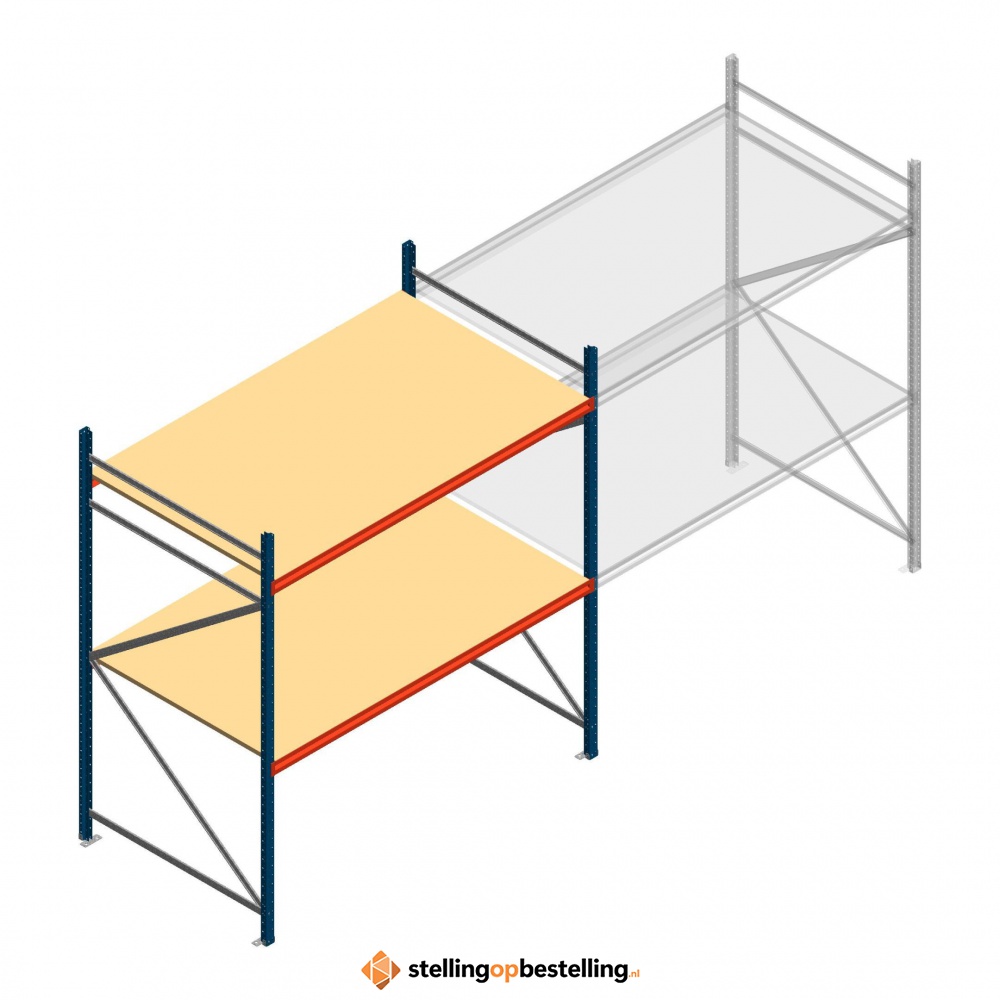 Beginsectie AR grootvakstelling 2000x2250x1200 - 2 niveaus