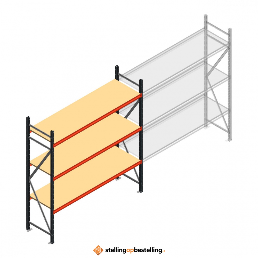 Beginsectie AR grootvakstelling 2000x2250x600 - 3 niveaus