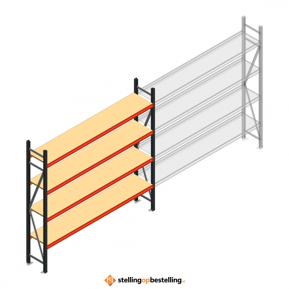 Beginsectie AR grootvakstelling 2000x2700x500 - 4 niveaus