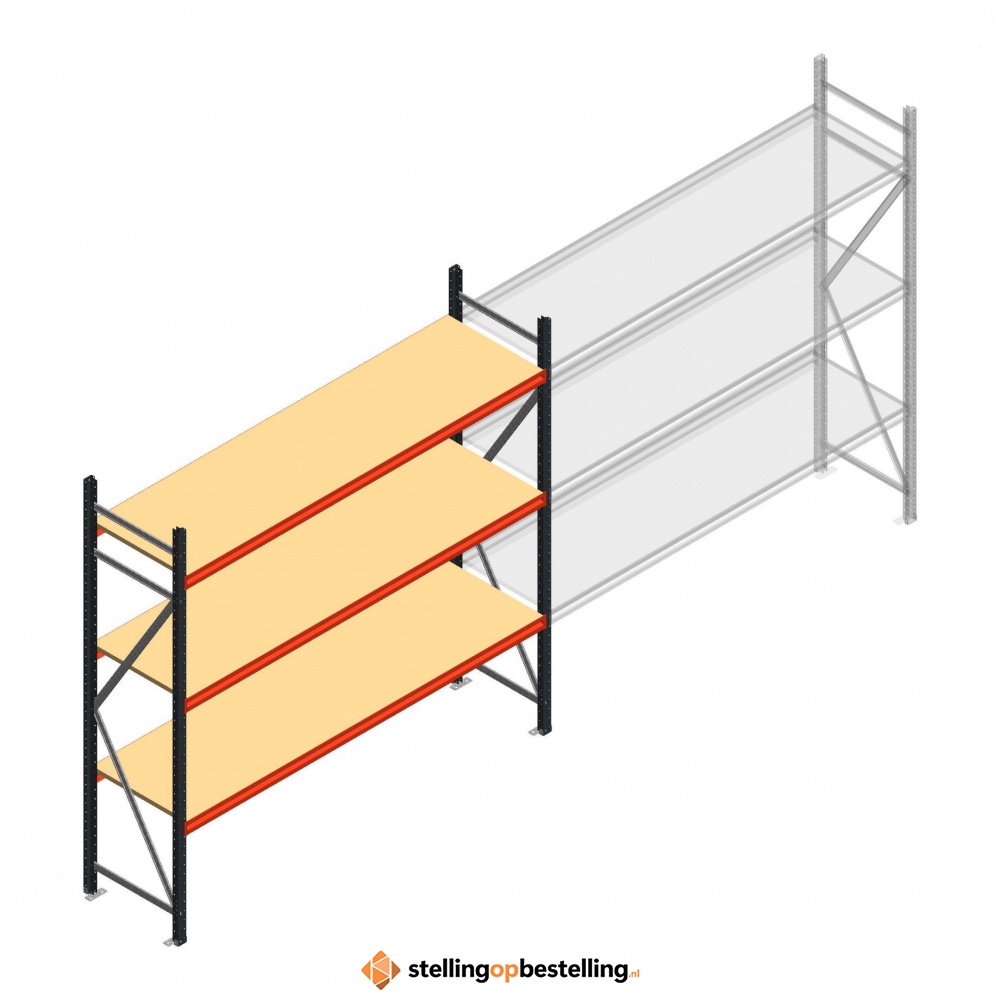 Beginsectie AR grootvakstelling 2000x2700x600 - 3 niveaus