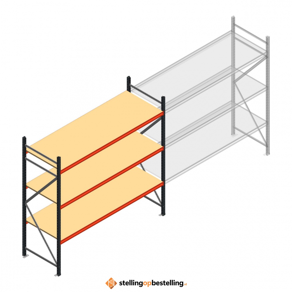 Beginsectie AR grootvakstelling 2000x2700x800 - 3 niveaus