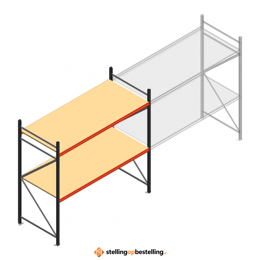Beginsectie AR grootvakstelling 2000x2700x900 - 2 niveaus