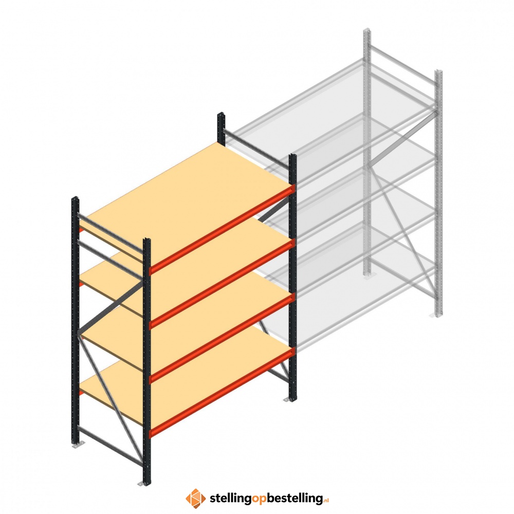 Beginsectie AR grootvakstelling 2250x1610x800 - 4 niveaus