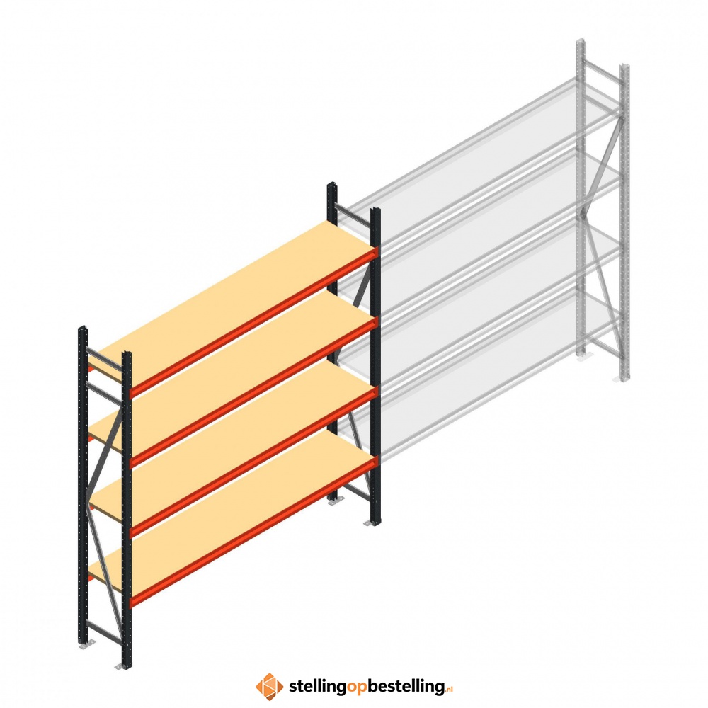 Beginsectie AR grootvakstelling 2250x2250x400 - 4 niveaus