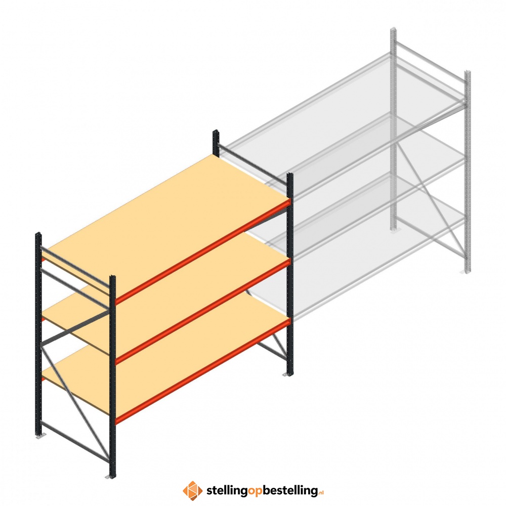 Beginsectie AR grootvakstelling 2250x2700x1000 - 3 niveaus