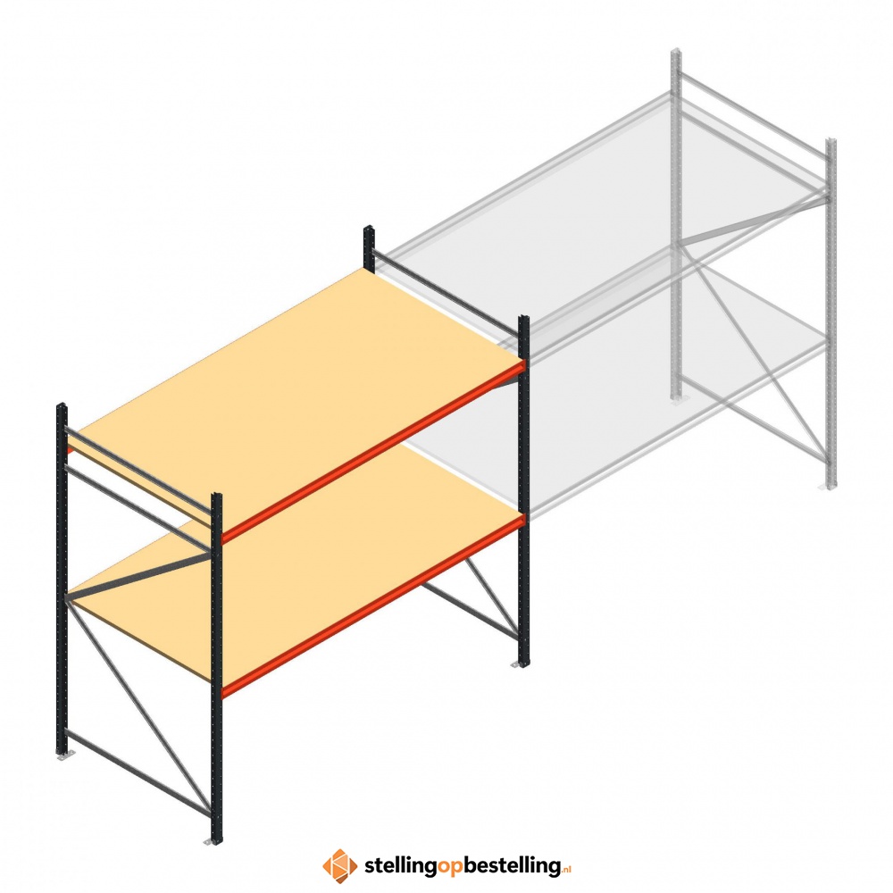 Beginsectie AR grootvakstelling 2250x2700x1200 - 2 niveaus