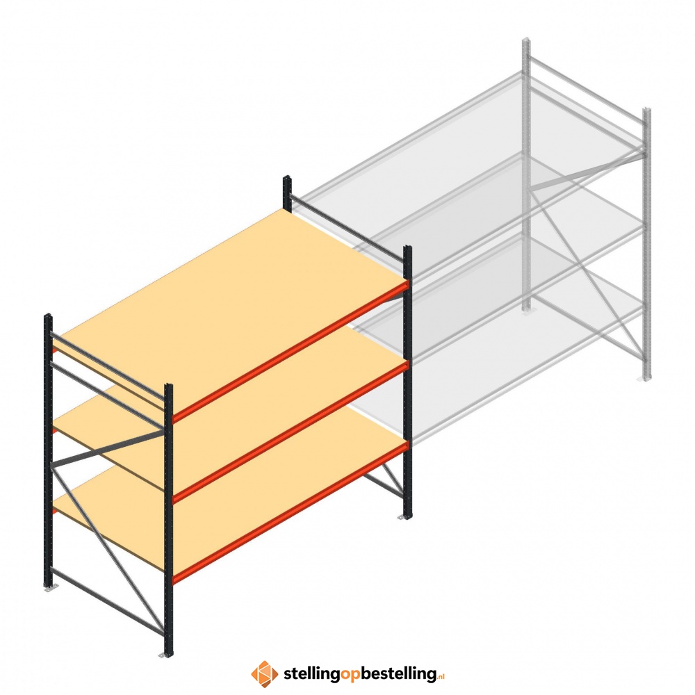Beginsectie AR grootvakstelling 2250x2700x1200 - 3 niveaus