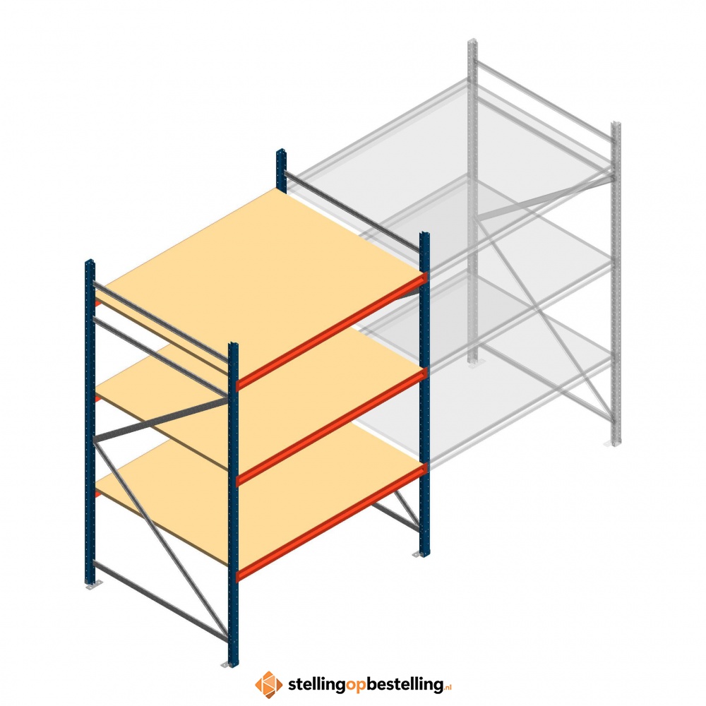 Beginsectie AR grootvakstelling 2500x1610x1200 - 3 niveaus