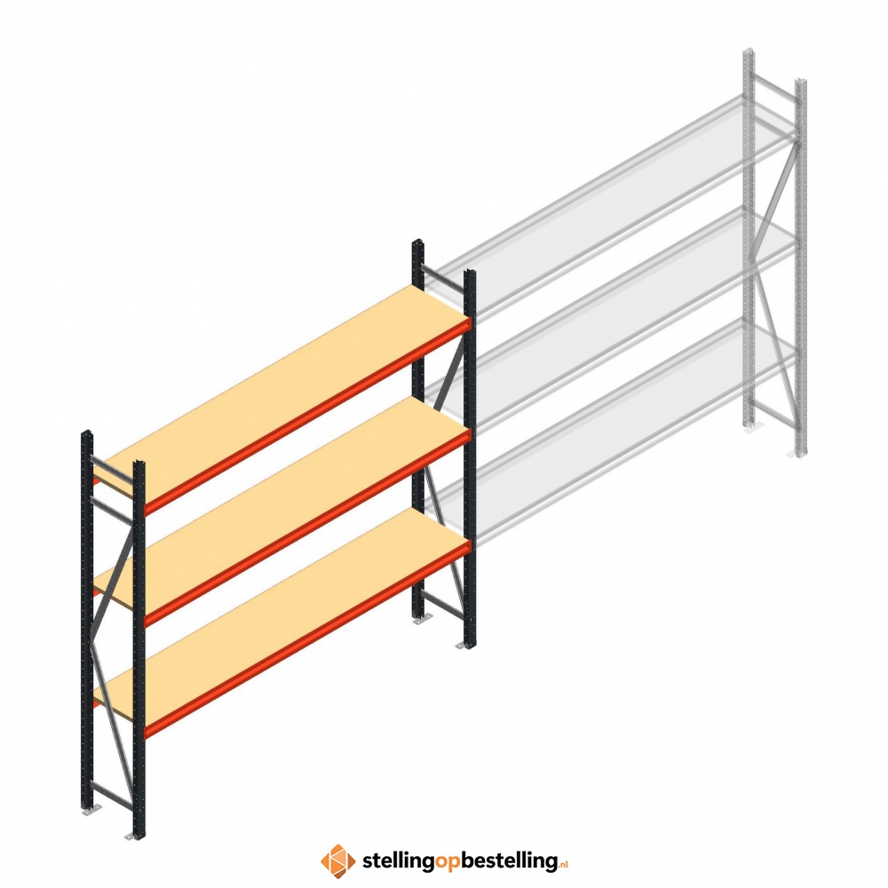 Beginsectie AR grootvakstelling 2500x2700x400 - 3 niveaus