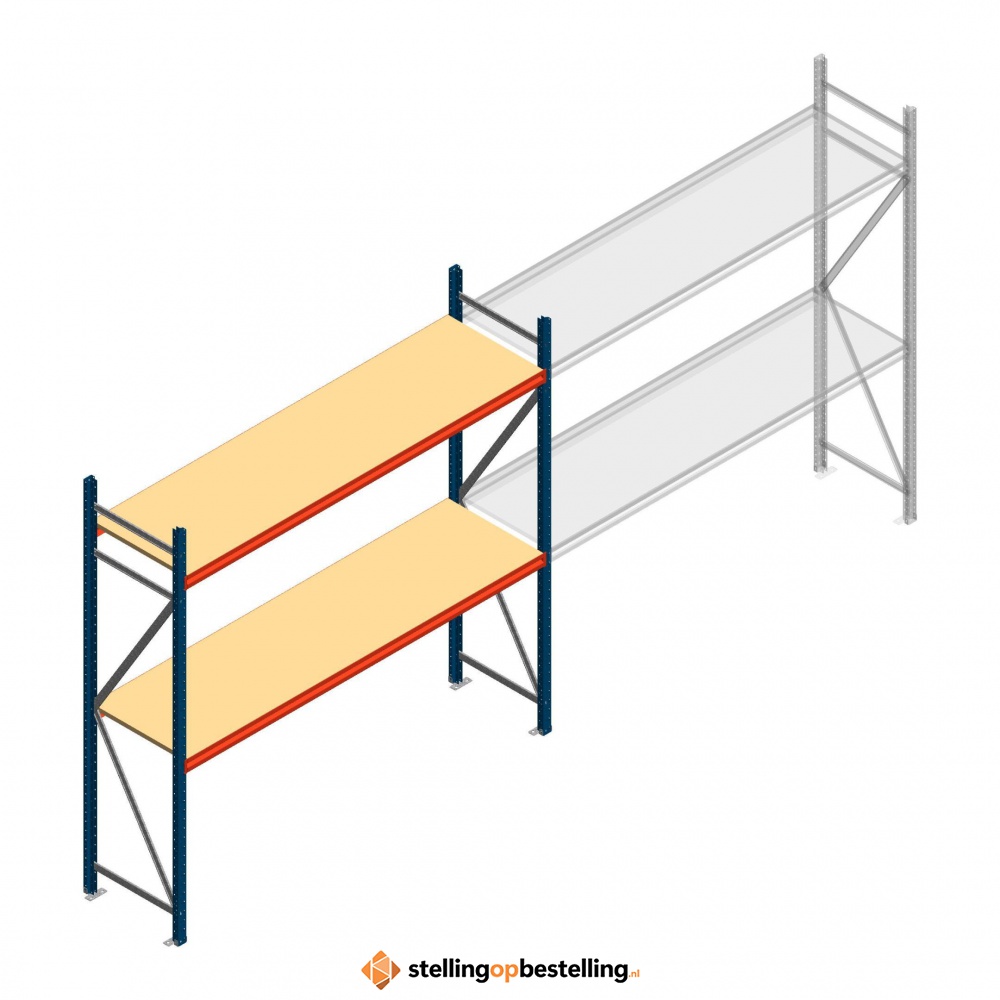 Beginsectie AR grootvakstelling 2500x2700x600 - 2 niveaus