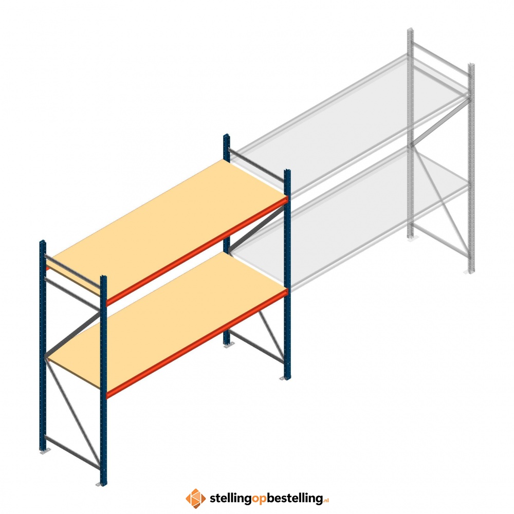 Beginsectie AR grootvakstelling 2500x2700x800 - 2 niveaus