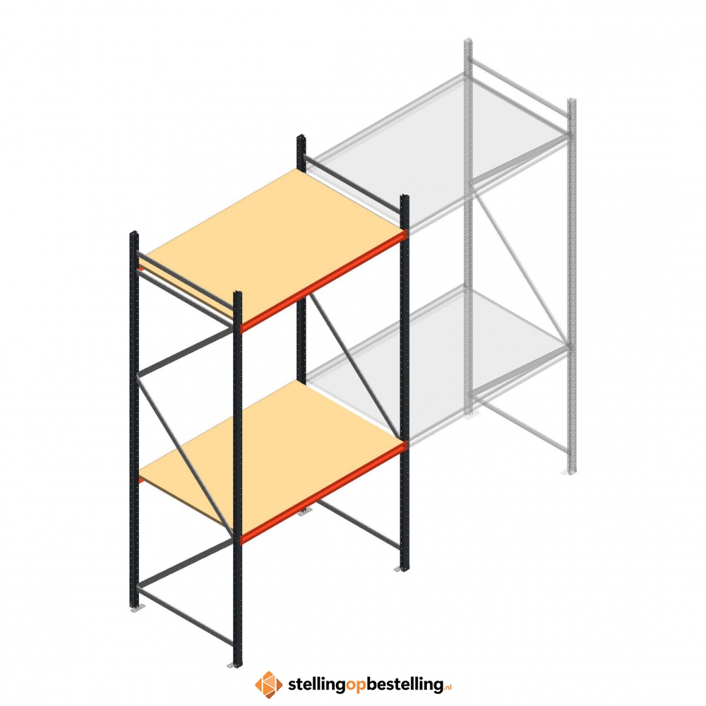 Beginsectie AR grootvakstelling 3000x1610x1000 - 2 niveaus