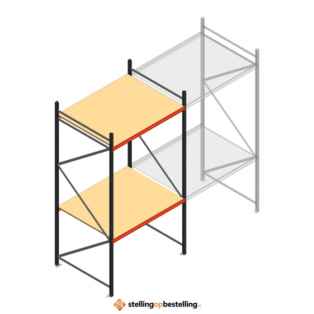 Beginsectie AR grootvakstelling 3000x1610x1200 - 2 niveaus