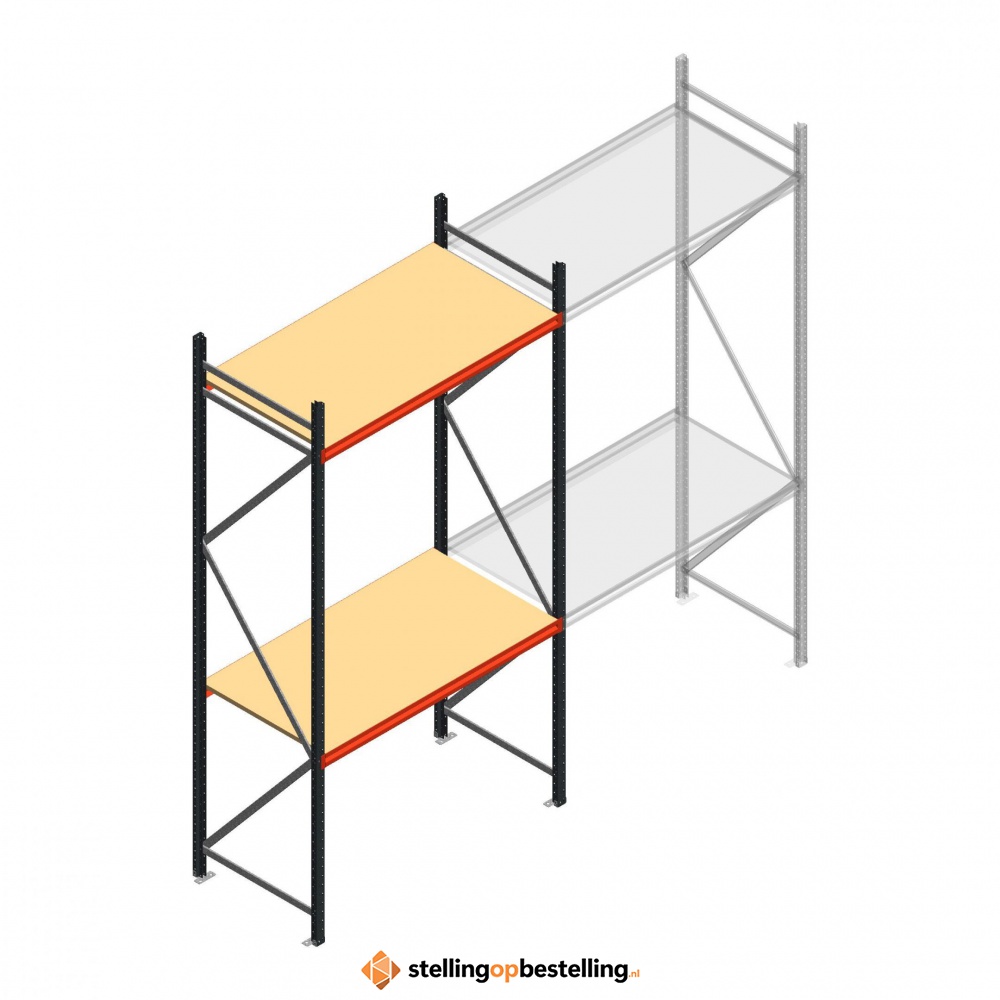 Beginsectie AR grootvakstelling 3000x1610x800 - 2 niveaus