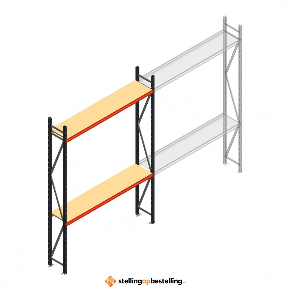 Beginsectie AR grootvakstelling 3000x1850x400 - 2 niveaus