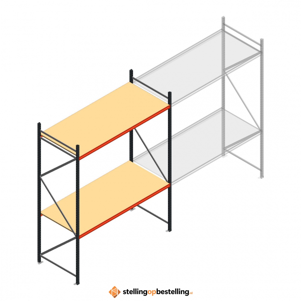 Beginsectie AR grootvakstelling 3000x2700x1000 - 2 niveaus