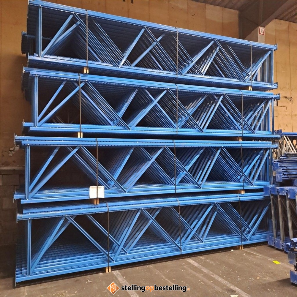 Gebruikte Stow palletstelling 5000x2700x900 - 3 niveaus beginsectie