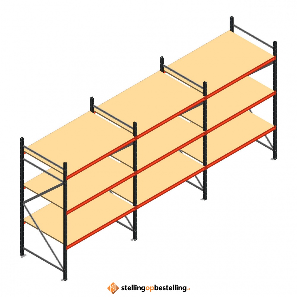 Grootvakstelling voordeelrij AR 2250x5038x1000 - 3 niveaus
