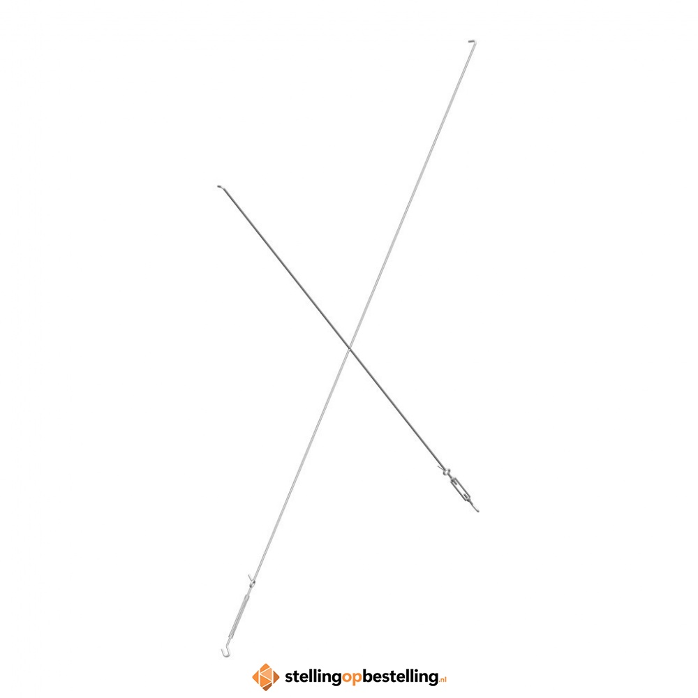 Kruisschoorset lichte draagarmstelling T2 hoh 1000 mm