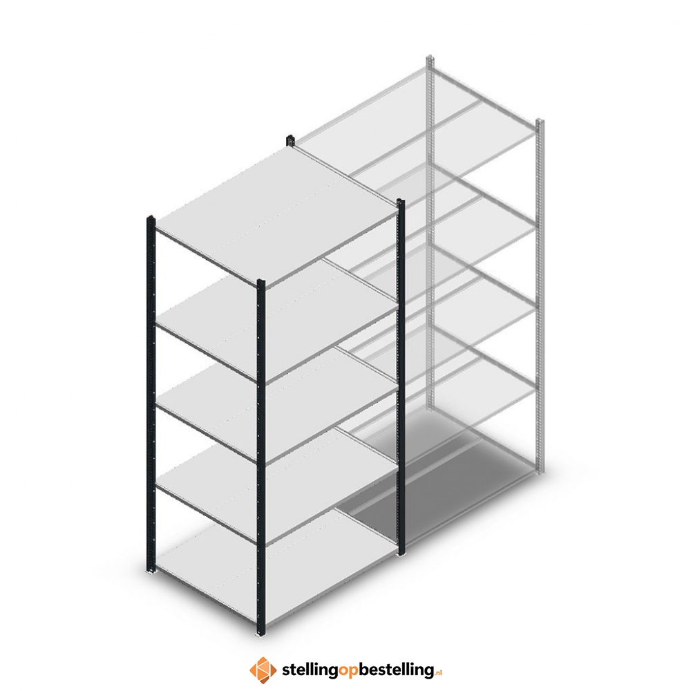 Legbordstelling Medium Duty 2200x1000x800 5 niveaus beginsectie