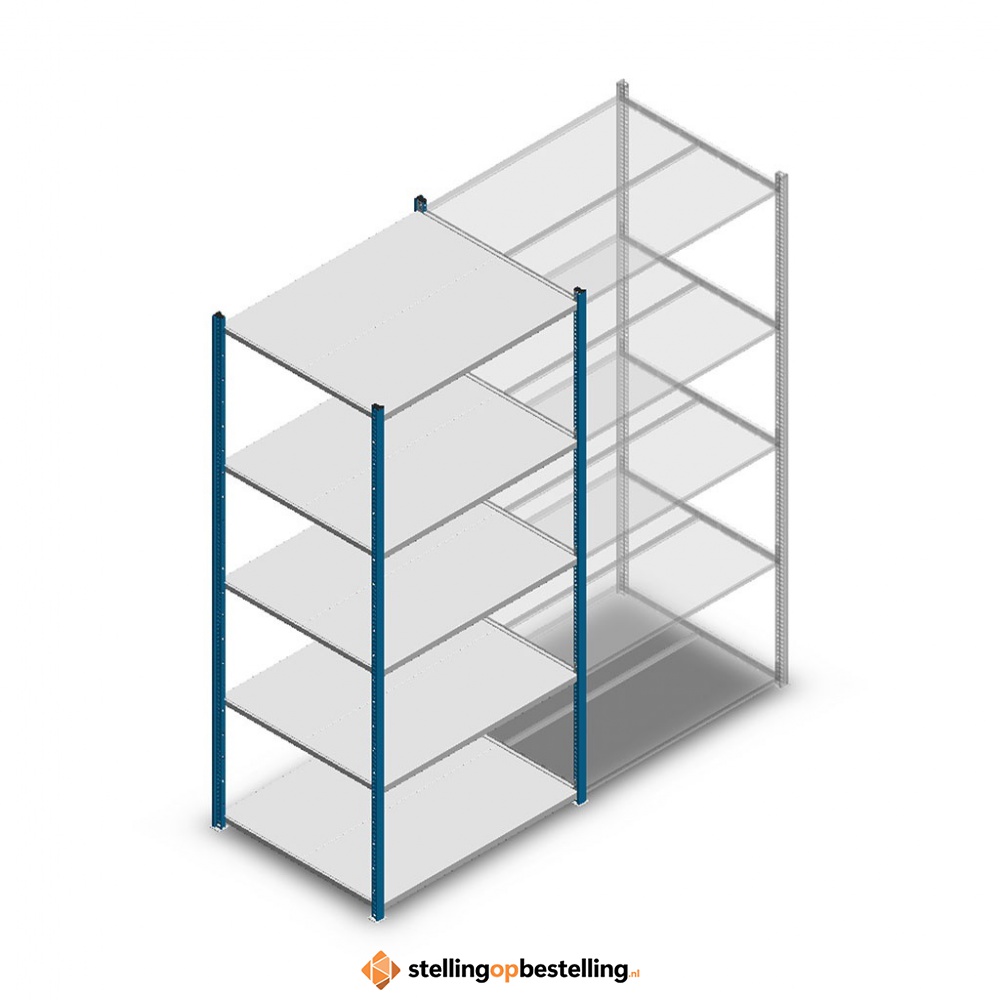 Legbordstelling Medium Duty 2200x1000x800 5 niveaus beginsectie