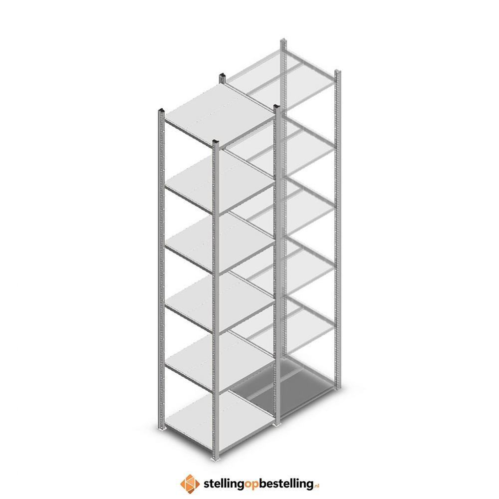 Legbordstelling Medium Duty 2500x550x500 (hxbxd) 6 niveaus beginsectie