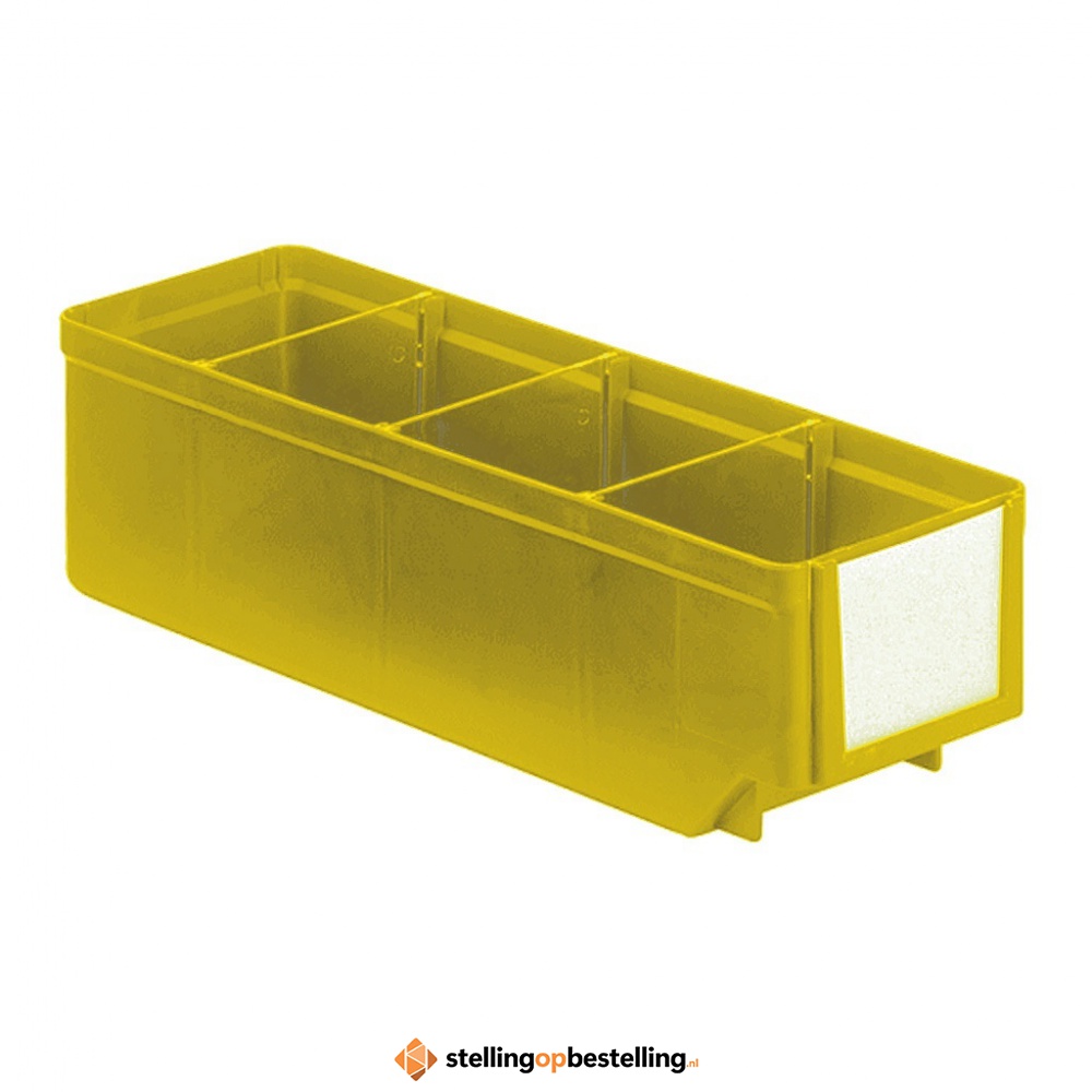 Magazijnbak, Magazijnstellingbak, Kunststof bak RK 300x93x83 geel