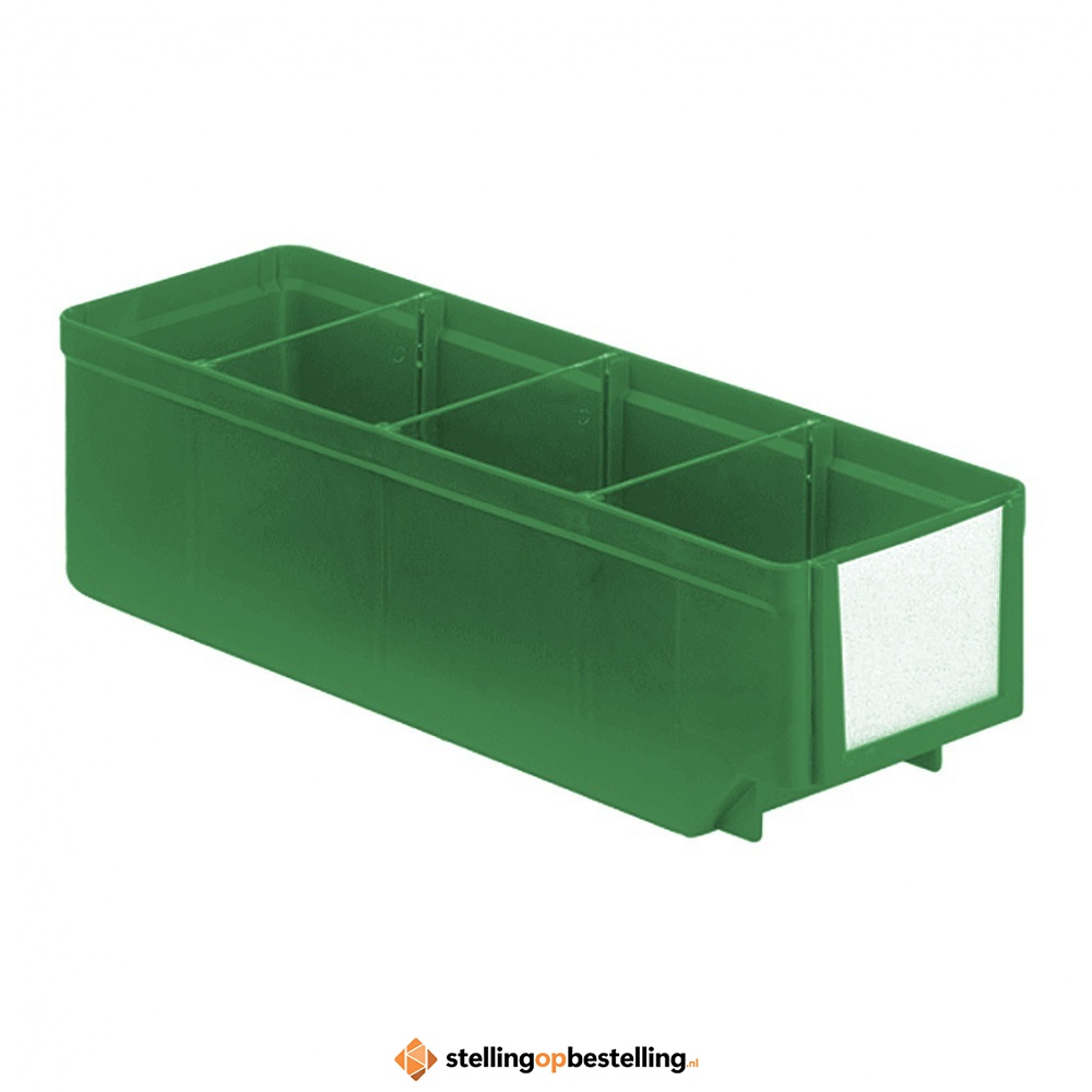 Magazijnbak, Magazijnstellingbak, Kunststof bak RK 300x93x83 groen