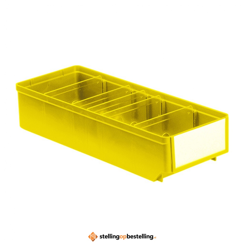 Magazijnbak, Magazijnstellingbak, Kunststof bak RK 400x152x83 geel