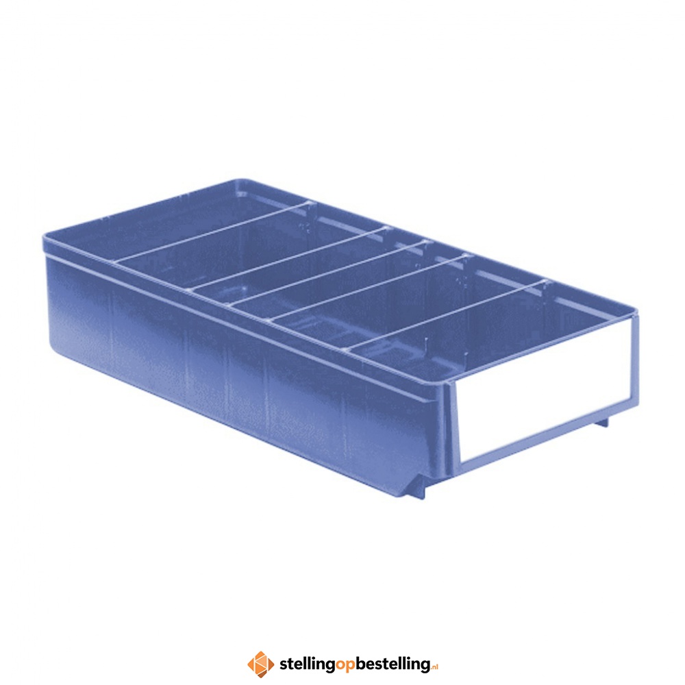 Magazijnbak, Magazijnstellingbak, Kunststof bak RK 400x186x83 blauw