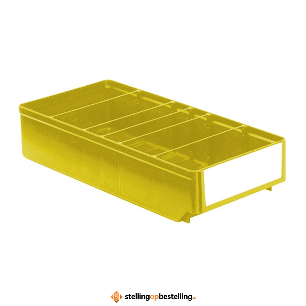 Magazijnbak, Magazijnstellingbak, Kunststof bak RK 400x186x83 geel