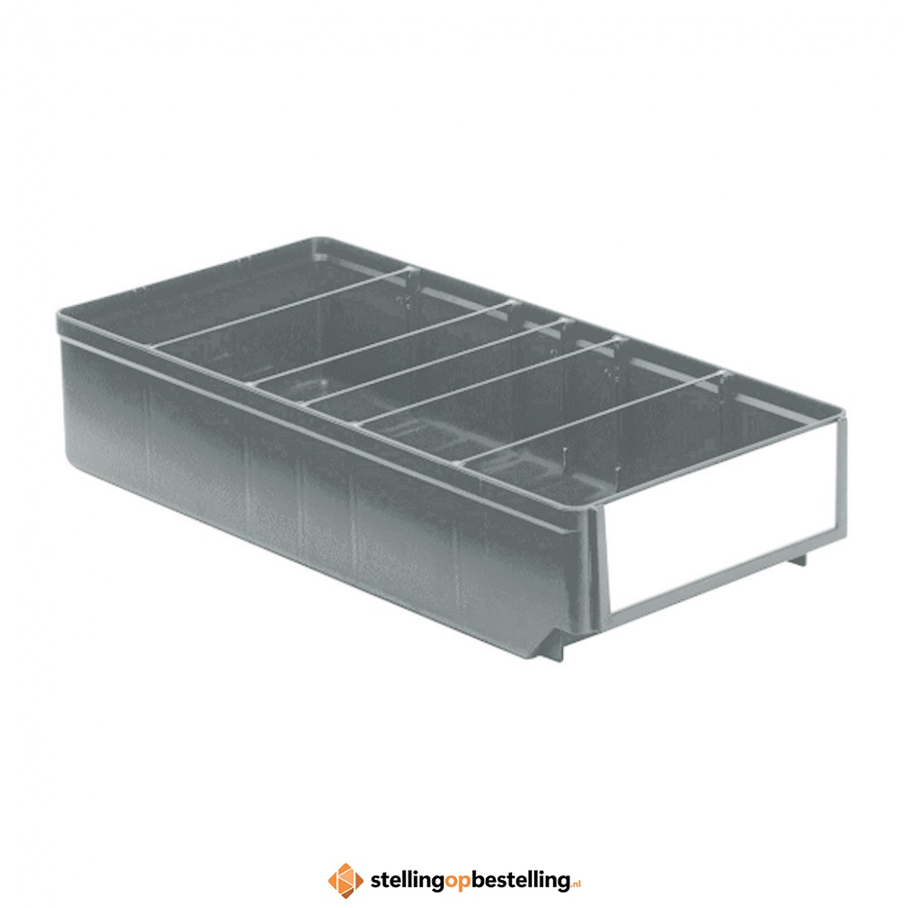 Magazijnbak, Magazijnstellingbak, Kunststof bak RK 400x186x83 grijs