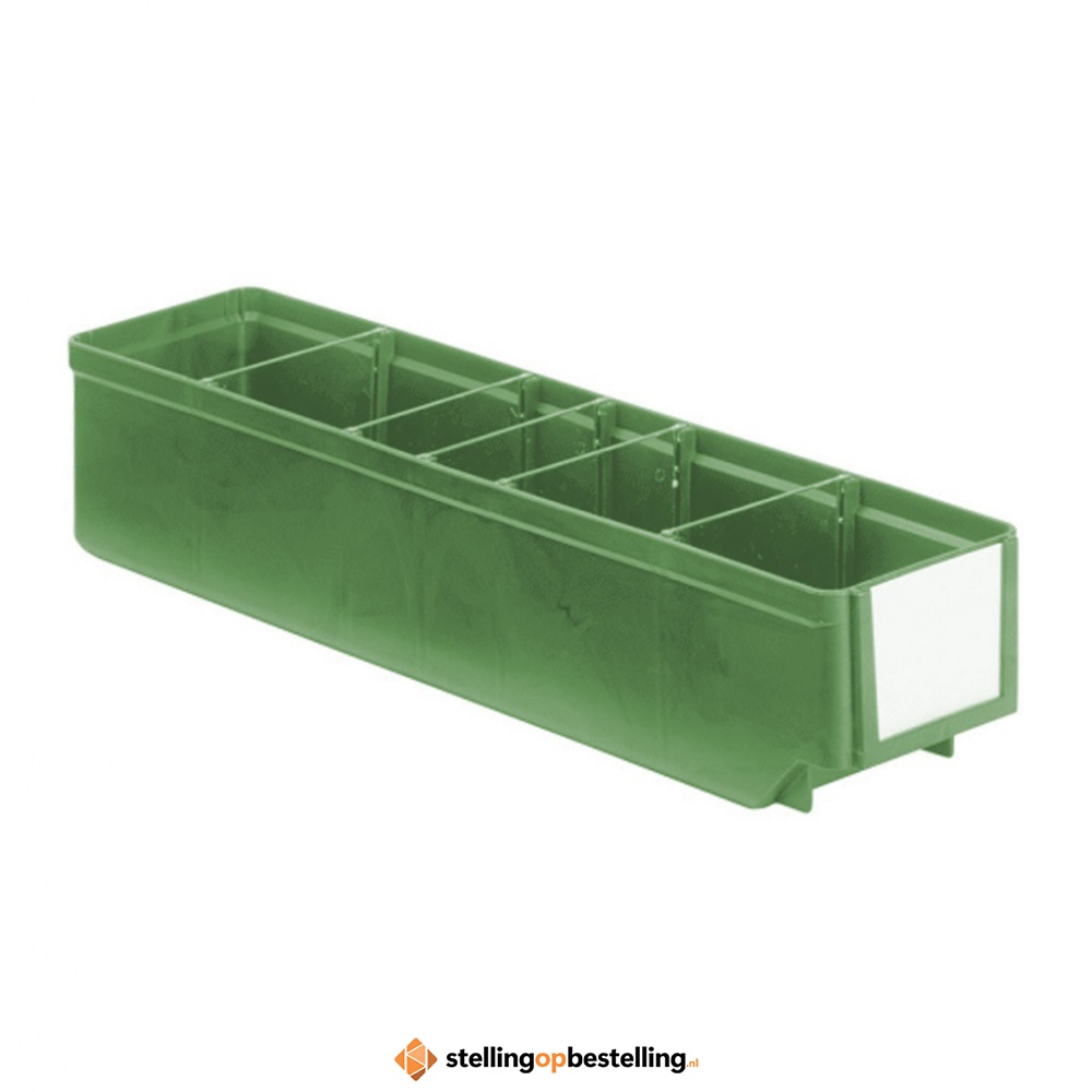 Magazijnbak, Magazijnstellingbak, Kunststof bak RK 400x93x83 groen