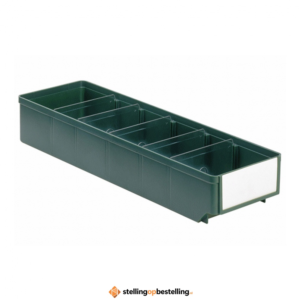 Magazijnbak, Magazijnstellingbak, Kunststof bak RK 500x152x83 groen