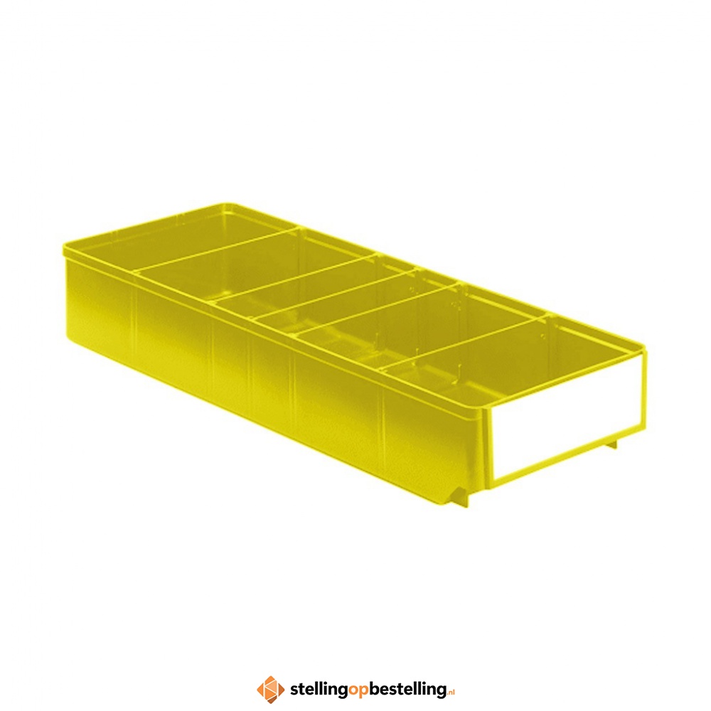 Magazijnbak, Magazijnstellingbak, Kunststof bak RK 500x186x83 geel