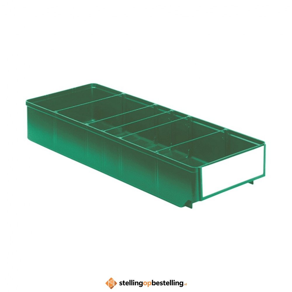 Magazijnbak, Magazijnstellingbak, Kunststof bak RK 500x186x83 groen