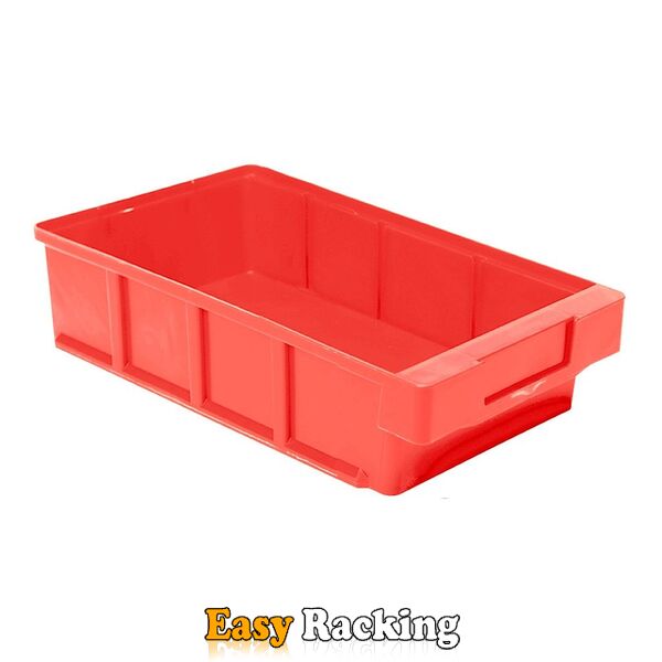 Plastic Bak, Magazijnbak, Magazijnstellingbak VKB 300x186x83 rood