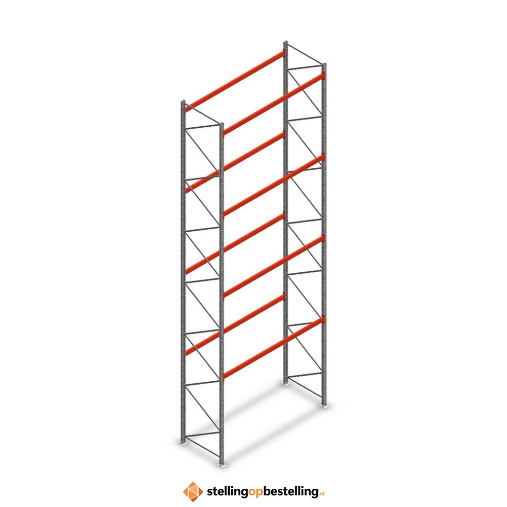 Palletstelling AR T2 L3 8000x2700x1100 4 niveaus beginsectie