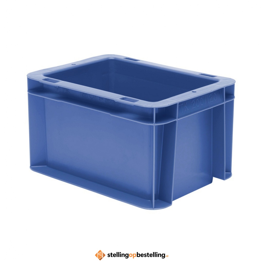 Transportkrat Euronorm plastic bak, krat TK0 200x100x120 blauw
