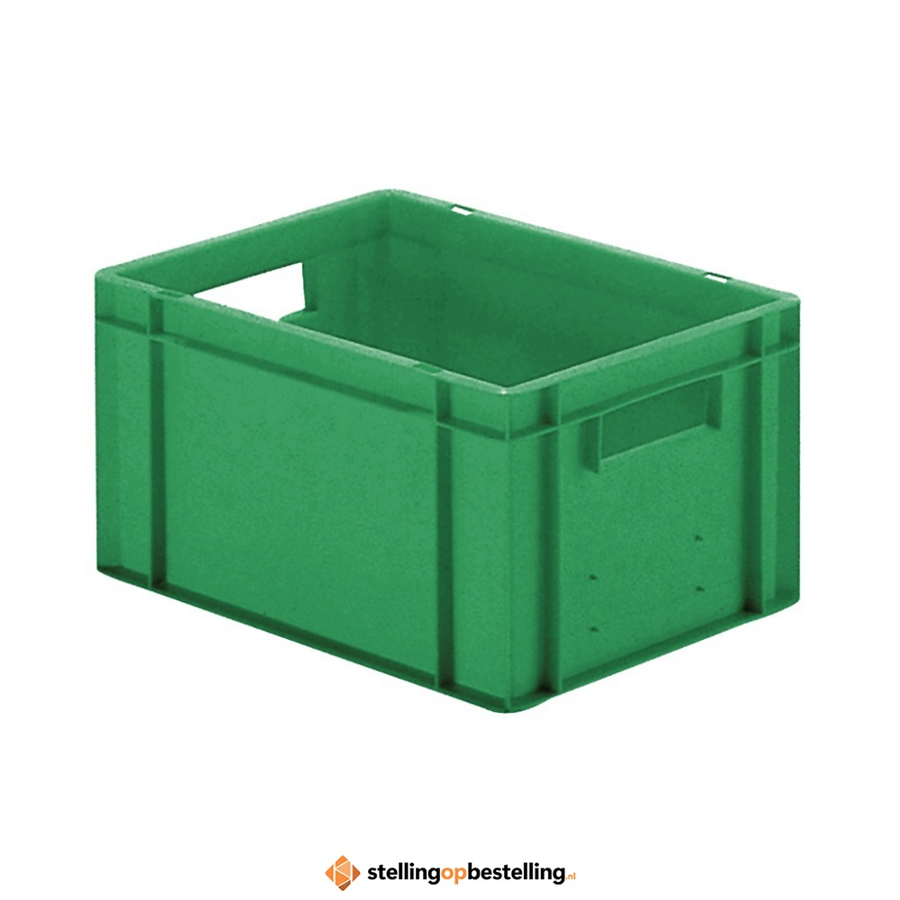 Transportkrat Euronorm plastic bak, krat TK0 400x300x210 groen