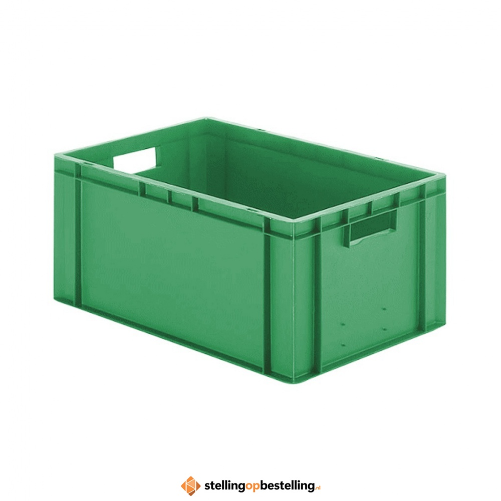 Transportkrat Euronorm plastic bak, krat TK0 600x400x270 groen